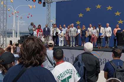 Участие на посолството в културното мероприятие “Eurovillage”, организирано от Делегацията на ЕС в Република Азербайджан на 22 юни 2025 г. в центъра на град Баку